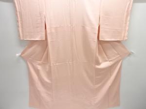 竜安寺模様織り出し一つ紋付け下げ色無地着物